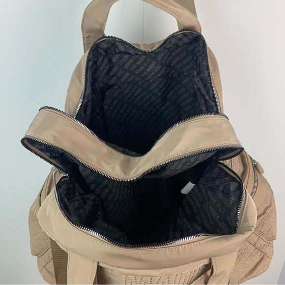 NWT Steve Madden Sand Bnyla weekender oversized tote bag large luggage logo - Picture 10 of 11